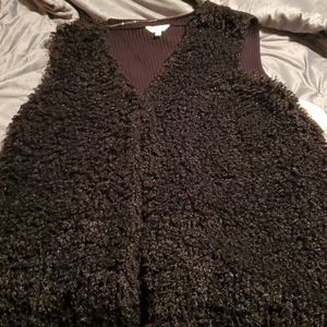 Fleece sweater vest
